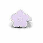 Flower Power - Ring - Lilac Enamel - 925 Sterling Silver