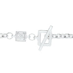 Flower Power - Bracelet - Black Enamel - 925 Sterling Silver - Gab Mc Neil