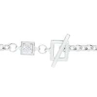 Flower Power - Bracelet - Lilac Enamel - 925 Sterling Silver