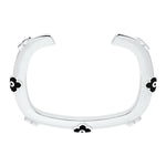 Flower Power - Cuff - Black Enamel - 925 Sterling Silver