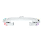 Flower Power - Cuff - Multi-Colored Enamel - 925 Sterling Silver