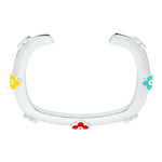 Flower Power - Cuff - Multi-Colored Enamel - 925 Sterling Silver