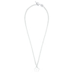 Flower Power - Necklace - White Enamel - 925 Sterling Silver